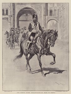 Vår kommende gjest, Muzaffir-ed-Din, Shah av Persia